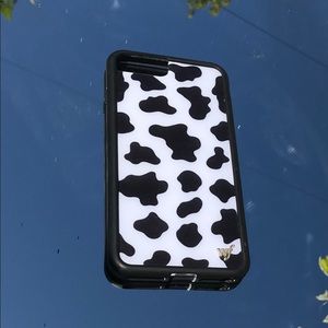 Wildflower cowprint phone case